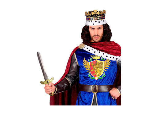 Sabie regală cu pietre și teacă - 45 cm