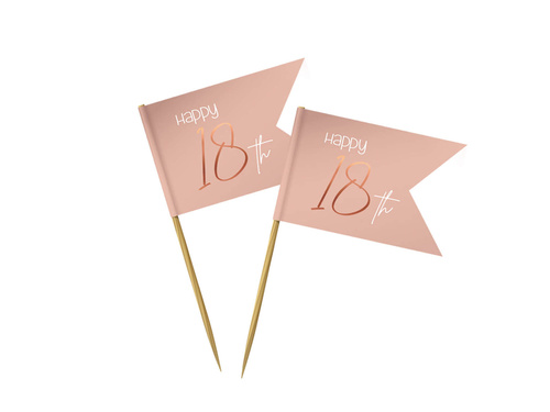 Culegătoare de brioșe Happy 18th - 36 buc.