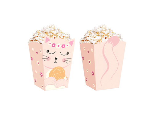 Cutii de popcorn pentru pisici - 6 buc.