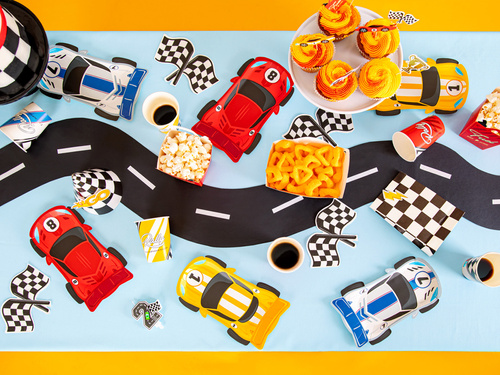 Șervețele aniversare Racing Flags - 17,5 x 11,3 cm - 12 buc.