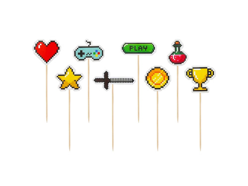 Joc pe cupcake pickers - 8 buc.