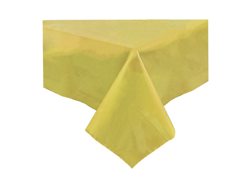 Față de masă cu folie galbenă EKO - 140 x 280 cm - 1 buc.