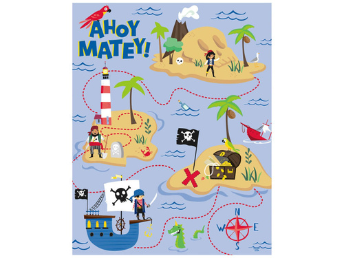 Joc aniversar Pirate - 1 buc.