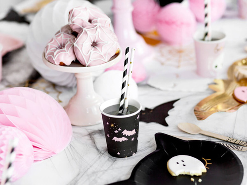 Pahare de hârtie Halloween Boo! - 220 ml - 6 buc.