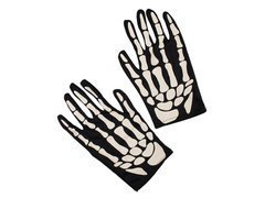 Mănuși de schelet - 1 pereche.