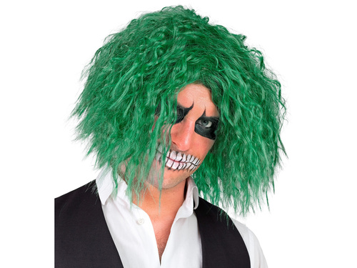Peruca clovn verde - 1 buc.