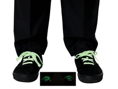 Șireturi luminoase - alb