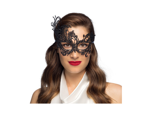 Mască de dantelă Masquerade negru