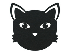 Suport pentru farfurii - Cat - 35 x 36 cm - 1 buc.