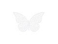 Decorațiuni din hârtie Fluturi mici - 6,5 x 4 cm - 10 buc.