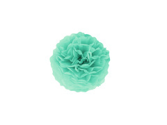 Decorațiuni florale suspendate pom pom - turcoaz - 15 cm - 1 buc.