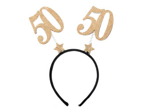 Bandă de aur Fifties - 1 buc.