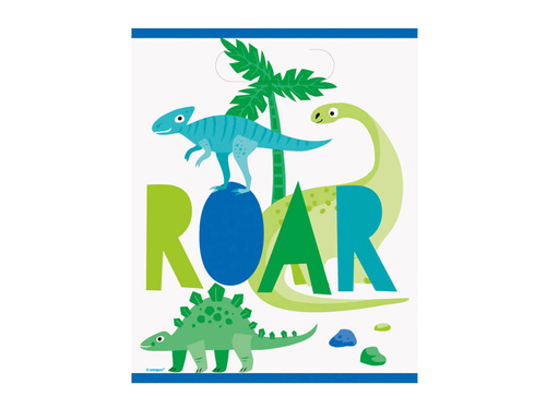 Pungi cadou dinozauri - 8 buc.