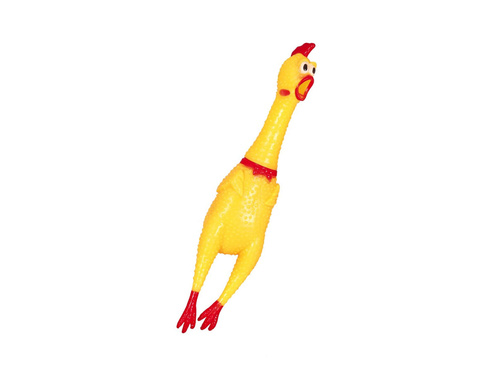 Jucărie din cauciuc cu pui care scârțâie - 1 buc.