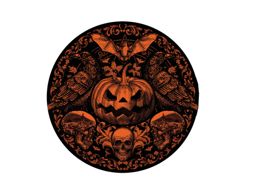 Farfurii pentru casa bântuită de Halloween - 23 cm - 6 buc.