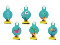 Fluierături de trompetă desfășurate în lumea subacvatică - 6 buc