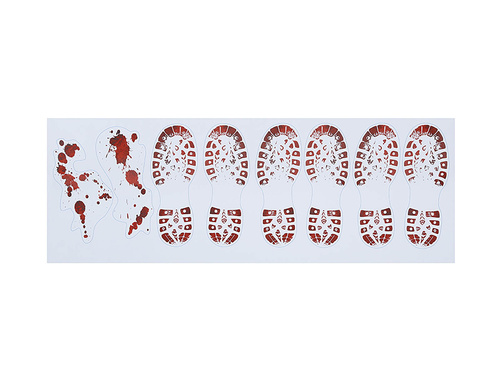 Halloween Bloody Footprints Autocolante