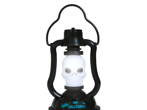 Lanternă cu craniu de Halloween - 15 cm - 1 buc.