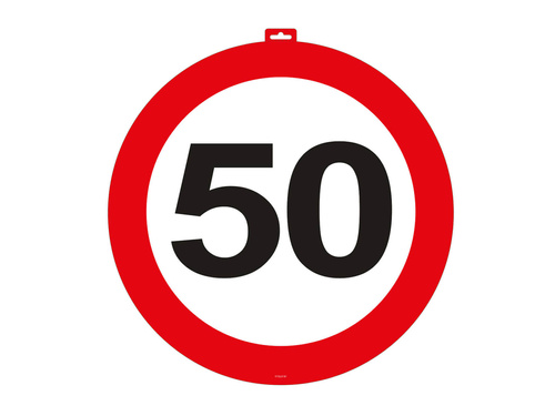 Semn de interzicere a decorării ușii 50 - 1 buc.