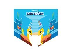 Invitații aniversare Baby Shark - 8 buc.