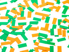 Confetti steag irlandez - 150 buc.