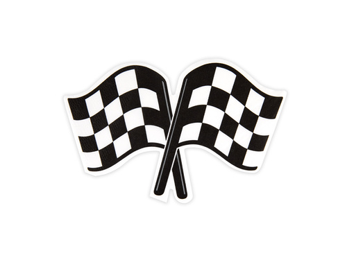 Șervețele aniversare Racing Flags - 17,5 x 11,3 cm - 12 buc.