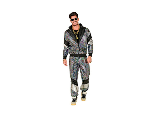 Costum anii '80 - trening argintiu reflectorizant