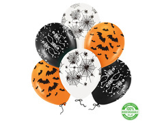Baloane Halloween din latex - 30 cm - 6 buc.