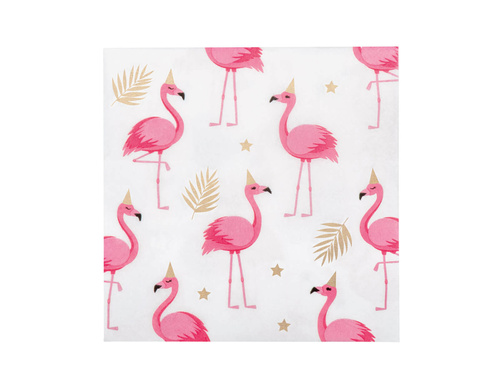 Șervețele Hawaiian Flamingos - 33 cm - 20 buc.