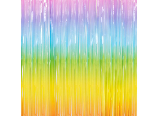 Perdea de ușă Rainbow pastel - 2 m x 1 m