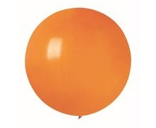 Balon gigant 85 cm în diametru - portocaliu pastel - 1 buc.