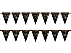 Banner cu steag strălucitor pentru a 50-a aniversare - 5m