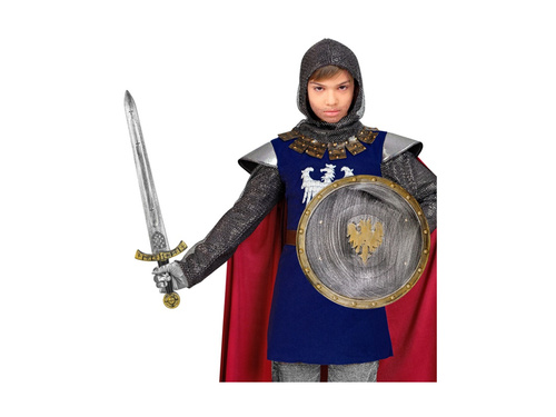 Set cavaler: scut de 37 cm și sabie de 61 cm