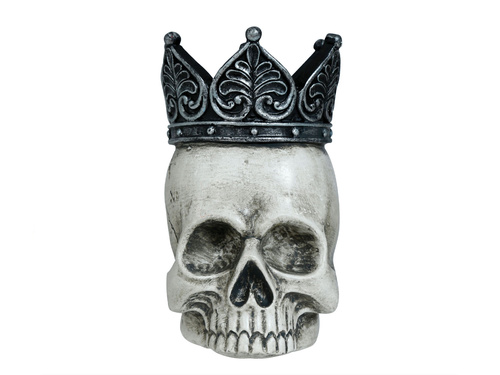 Craniu cu coroană pentru Halloween - 1 buc.