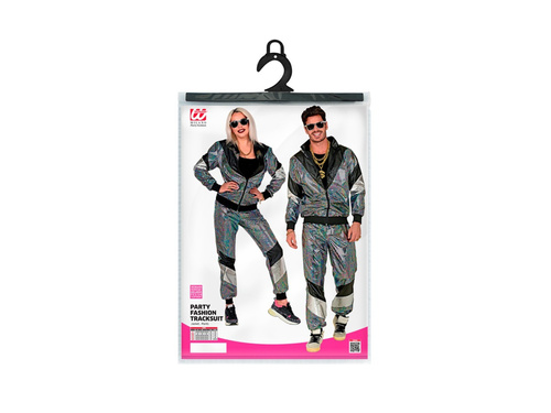 Costum anii '80 - trening argintiu reflectorizant