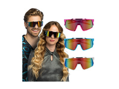 Ochelari de petrecere cu oglindă Rave