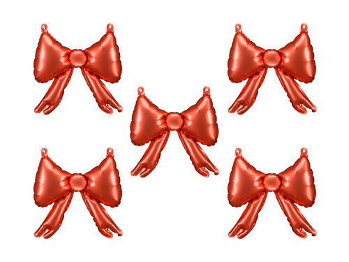 Balon din folie Arc roșu - 25.5 x 25 cm - 5 buc.