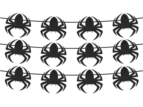 Ghirlandă de Halloween - Păianjeni - 500 cm