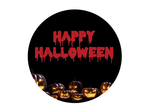 Vafe decorative pentru tort de Halloween - 20 cm