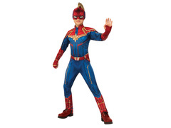 Captain Marvel costum Deluxe pentru fete