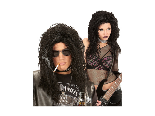 Hard Rock negru peruca cret