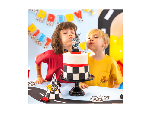 Număr lumânare Racing - 2 - 7 cm - 1 buc.