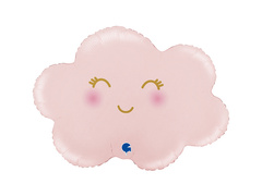 Balon din folie Cloud roz - 62 x 45 cm - 1 buc.
