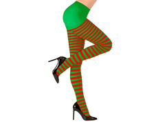 Colanți elfa roșu-verde