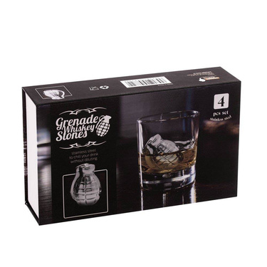 Grenade metalice pentru băuturi - 4 buc.