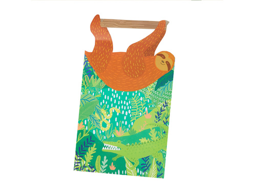 Pungi de hârtie Sloth - 26cm x 15cm - 5 buc.