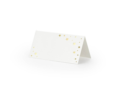 Cărți de vizită pentru masă Stars - 9,5 x 5,5 cm - 10 buc.