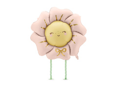 Balon Walking Flower - roz - 104 x 104 cm - 1 buc.