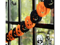 Ghirlandă dovleac Halloween - 300 cm - 1 buc.
