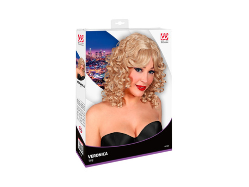 Peruca blondă creț Veronica